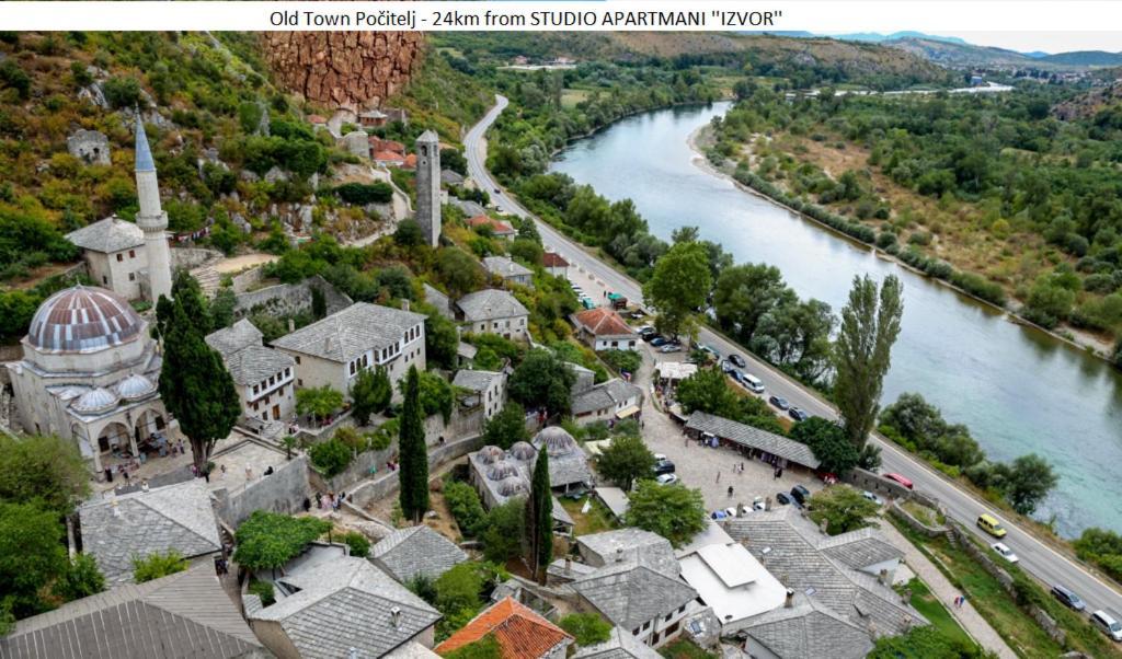 Studio Apartmani Izvor Blagaj Buitenkant foto