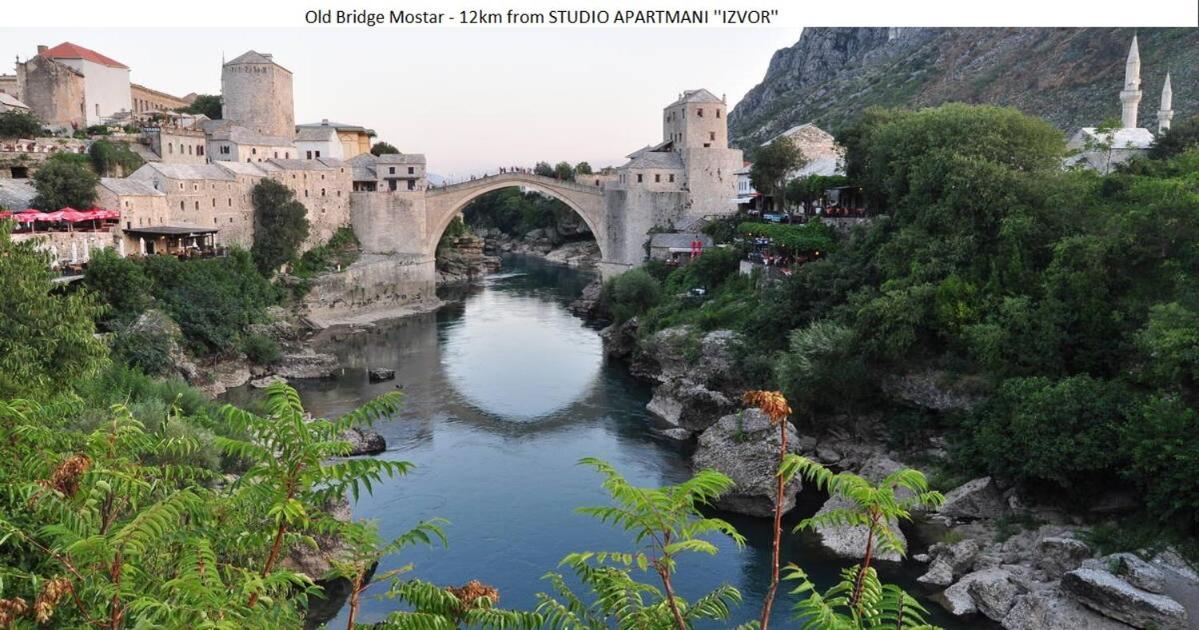 Studio Apartmani Izvor Blagaj Buitenkant foto